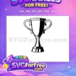 Free Champion Award Free Victory Cup Reward Free SVG - Instant Download