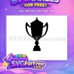 Free Achievement Award Free Celebration Simple Trophy Free SVG - Instant Download