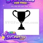 Free Rounded Handles Free Ornate Base Trophy Free SVG 1 - Instant Download
