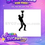 Free First Place Free Champion Trophy Free SVG - Instant Download