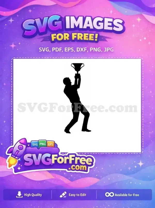 Free First Place Free Champion Trophy Free SVG