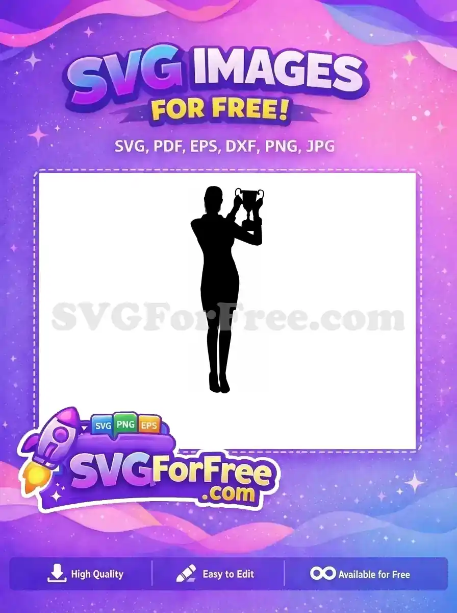 Free Victory Cup Free Achievement Award Silhouette Free SVG