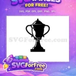 Free Black Trophy Free Silhouette Award Ceremony Free SVG 4 - Instant Download
