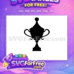 Free Champion Award Free Winner Ceremony Trophy Free SVG - Instant Download