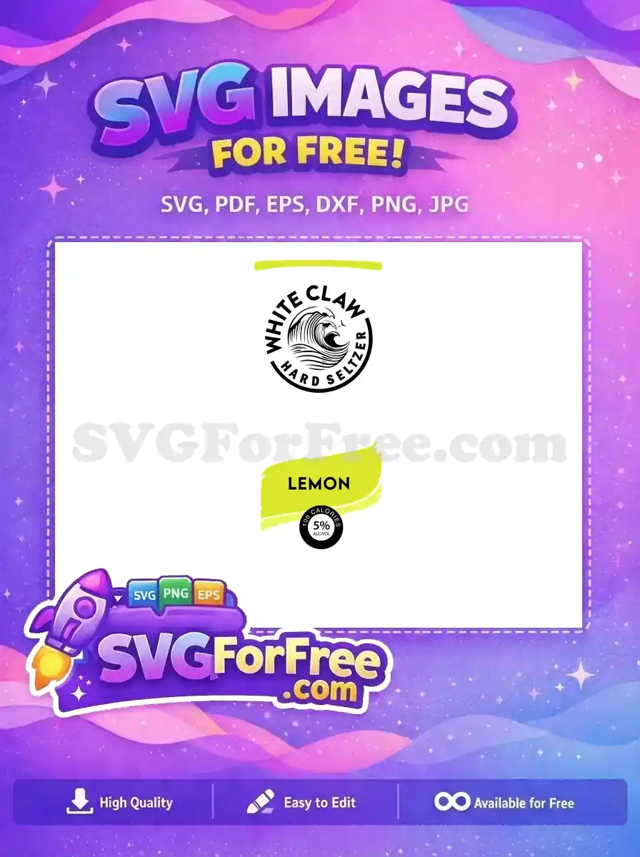 Free Lemon Flavor Free Truly Seltzer Free SVG