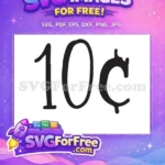 Free Ten Cent Truly Seltzer Free Money Free SVG - Instant Download