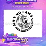 Free Ocean Wave Free No Laws Drinking Free SVG - Instant Download