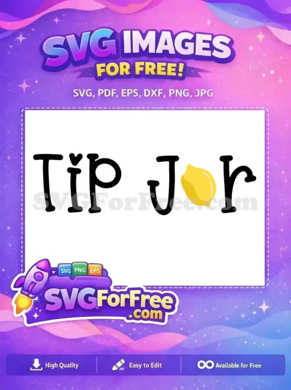 Free Tip Jar Lemonade Free Bar Free Truly Seltzer Svg
