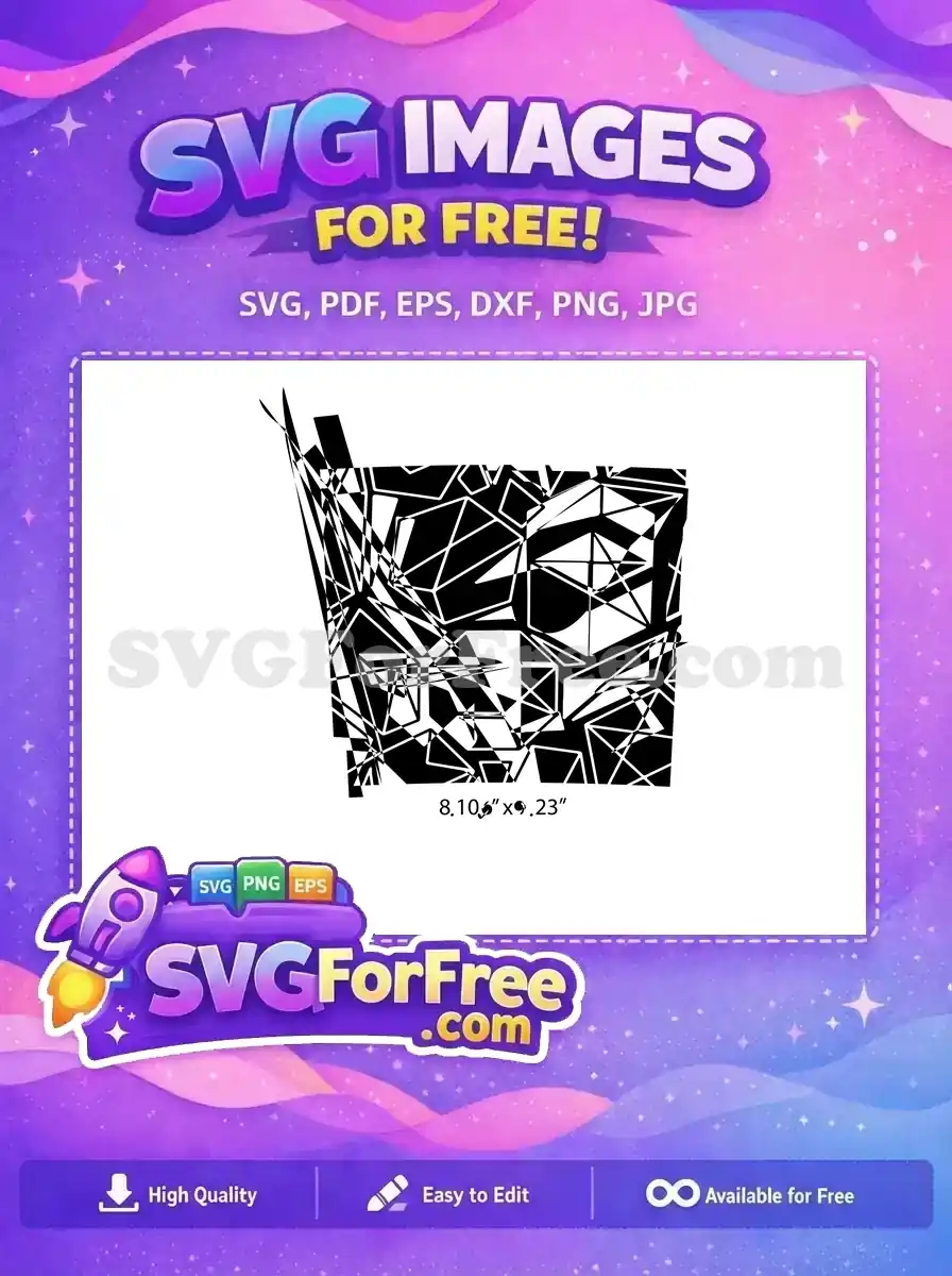 Free Geometric Shapes Free Black White Tumbler Mega Free SVG