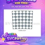 Free Gray Diamond Free White Square Tumbler Free SVG - Instant Download