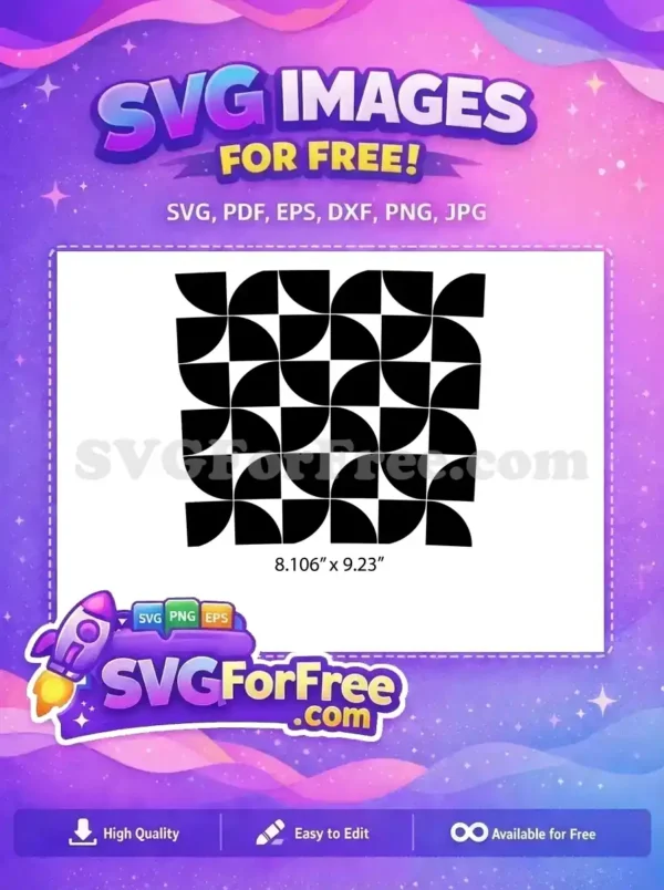 Free Black White Pattern Free Tumbler Mega Art Free SVG