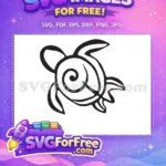 Free Swirl Shell Free Sea Turtle Turkey Free SVG - Instant Download