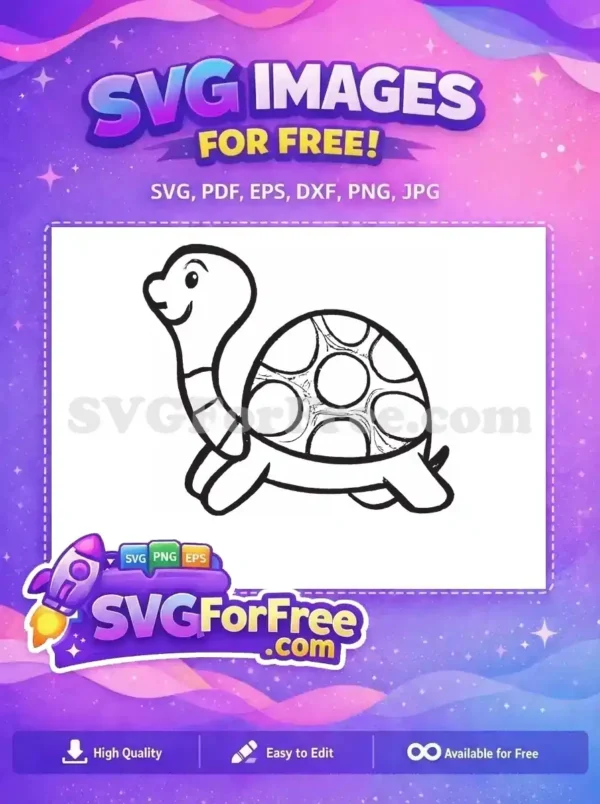 Free Smiling Turtle Free Polka Dots Turkey Free SVG