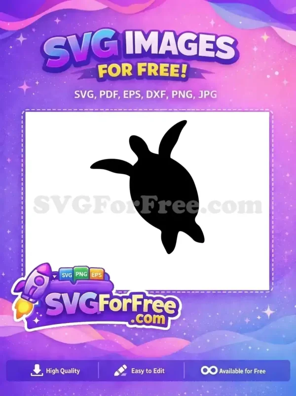Free Turtle Silhouette Free Sea Animal Turkey Free SVG 2