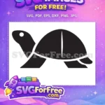 Free Silhouette Turtle Free Simple Design Turkey Free SVG - Instant Download
