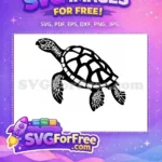 Free Turkey Silhouette Free Turtle Silhouette Thanksgiving Free SVG 1 - Instant Download