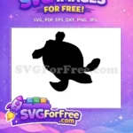 Free Sea Turtle Silhouette Free Ocean Animal Turkey Free SVG 2 - Instant Download