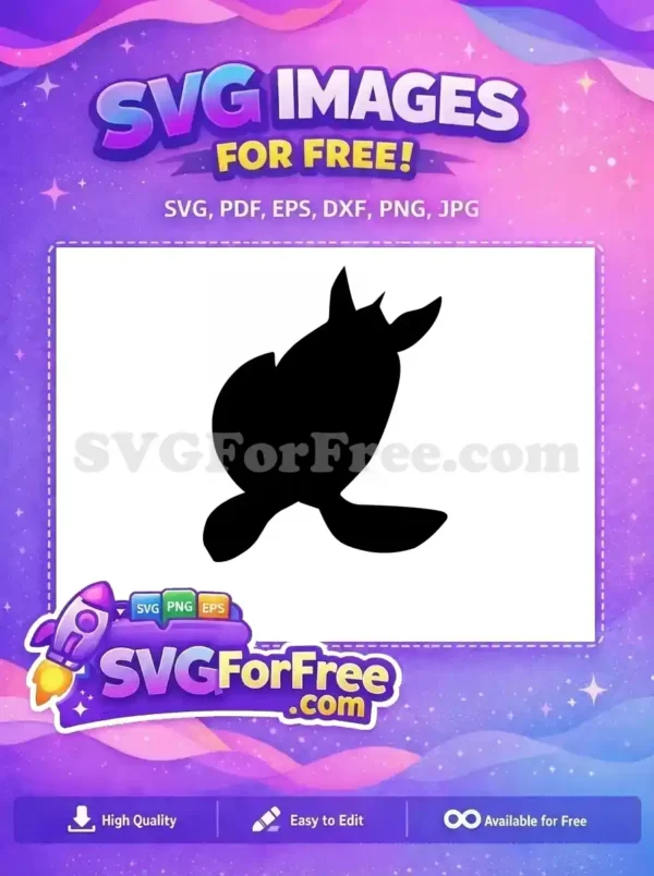 Free Turkey Silhouette Free Turtle Outline Thanksgiving Free SVG 6