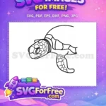 Free Turkey Detail Free Turtle Detail Thanksgiving Free SVG 10 - Instant Download