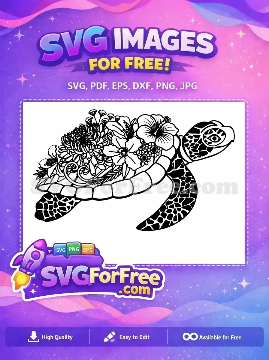 Free Thanksgiving Turkey Free Turtle Fall Season Free SVG 2