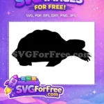 Free Turkey Silhouette Free Turtle Silhouette Thanksgiving Free SVG 4 - Instant Download