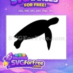 Free Silhouette Turtle Free Black Turtle Turkey Free SVG - Instant Download