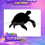 Free Turkey Silhouette Free Turtle Outline Thanksgiving Free SVG 11 - Instant Download