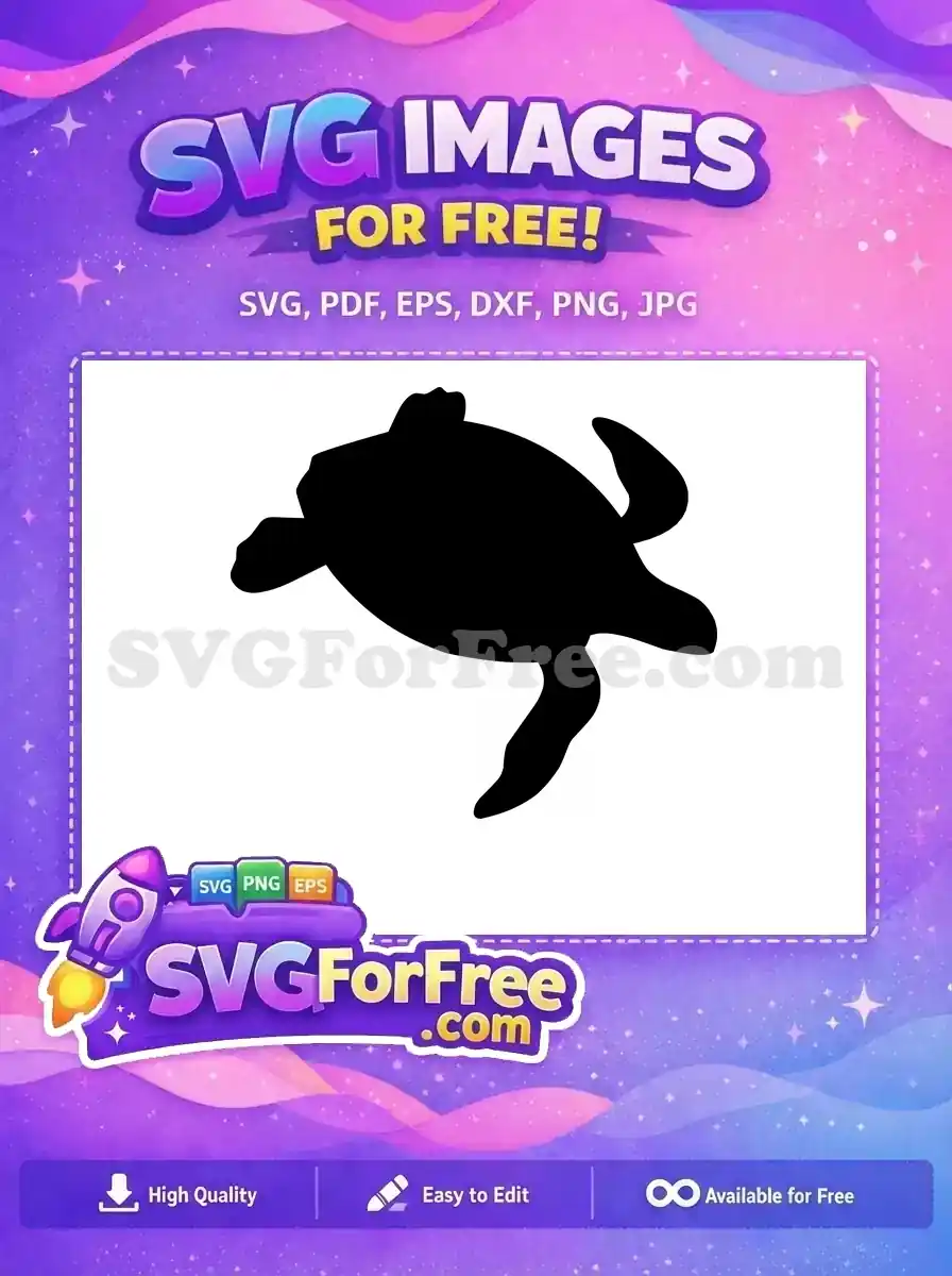 Free Turkey Silhouette Free Turtle Silhouette Thanksgiving Free SVG 6