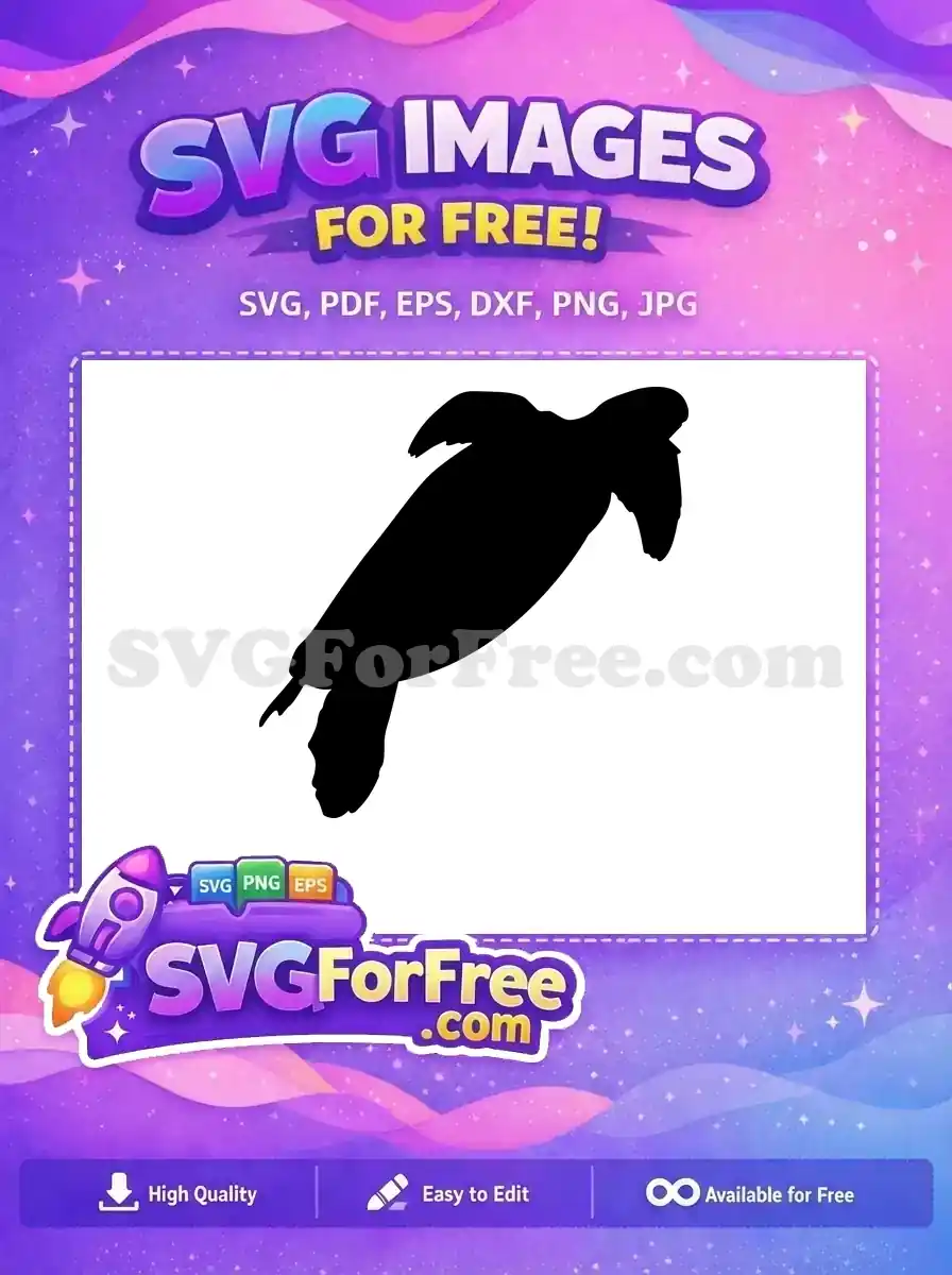 Free Silhouette Turtle Free Sea Animal Thanksgiving Free SVG