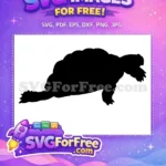 Free Turtle Silhouette Free Walking Turkey and Turtle Free SVG - Instant Download