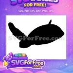 Free Silhouette Turkey Free Turtle Thanksgiving Day Free SVG - Instant Download
