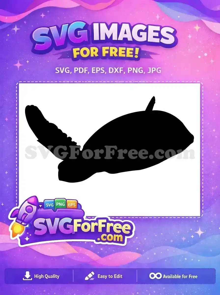 Free Silhouette Turkey Free Turtle Thanksgiving Day Free SVG