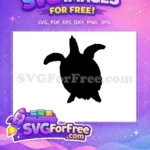 Free Silhouette Turtle Free Sea Animal Turkey Free SVG 2 - Instant Download