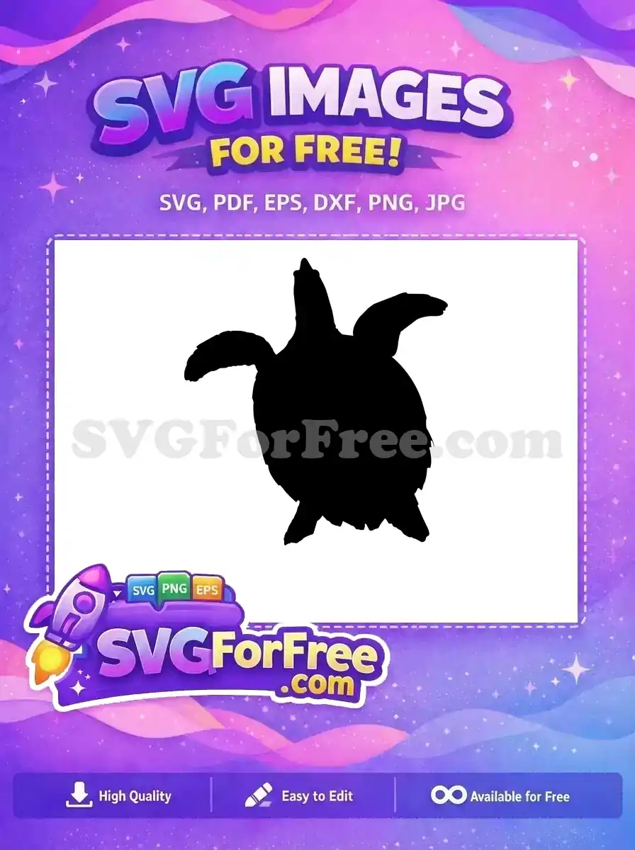 Free Silhouette Turtle Free Sea Animal Turkey Free SVG 2