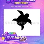 Free Black Turtle Silhouette Free Sea Animal Turkey Free SVG 6 - Instant Download