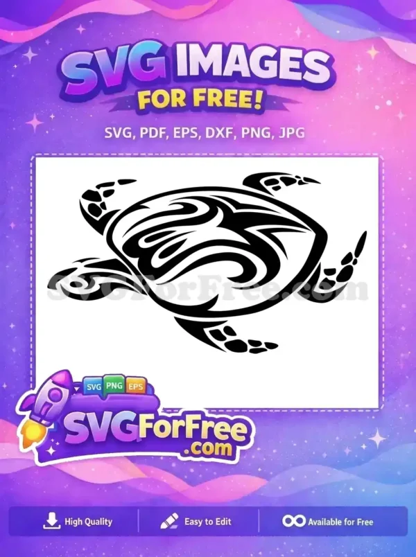 Free Ornate Line Free Art Turtle Turkey Free SVG