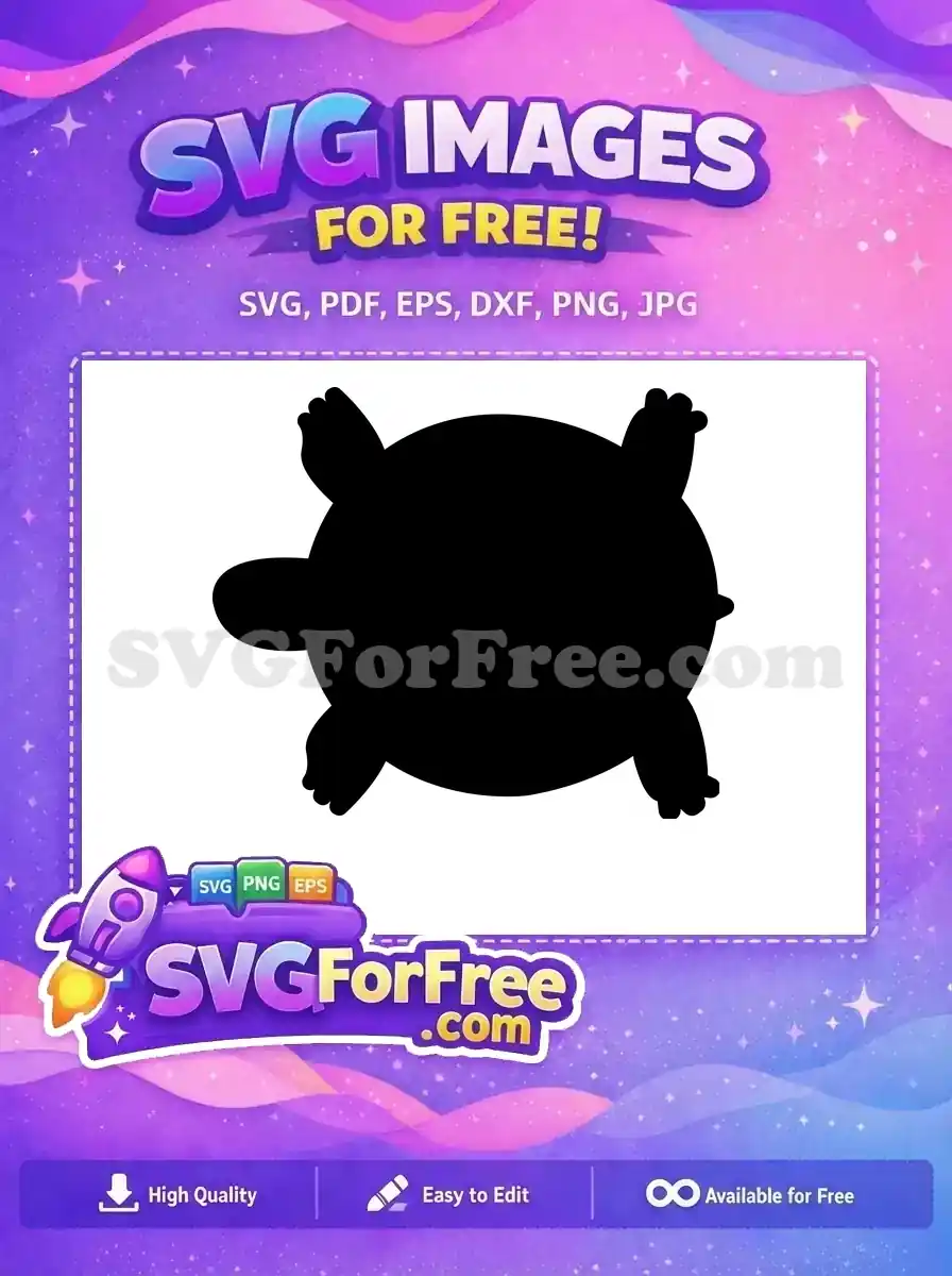 Free Simple Turtle Silhouette Free Number One Turkey Free SVG