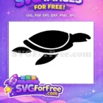 Free Silhouette Turkey Free Turtle Thanksgiving Free SVG - Instant Download