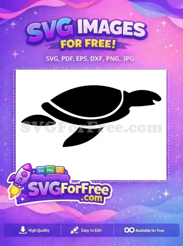 Free Silhouette Turkey Free Turtle Thanksgiving Free SVG