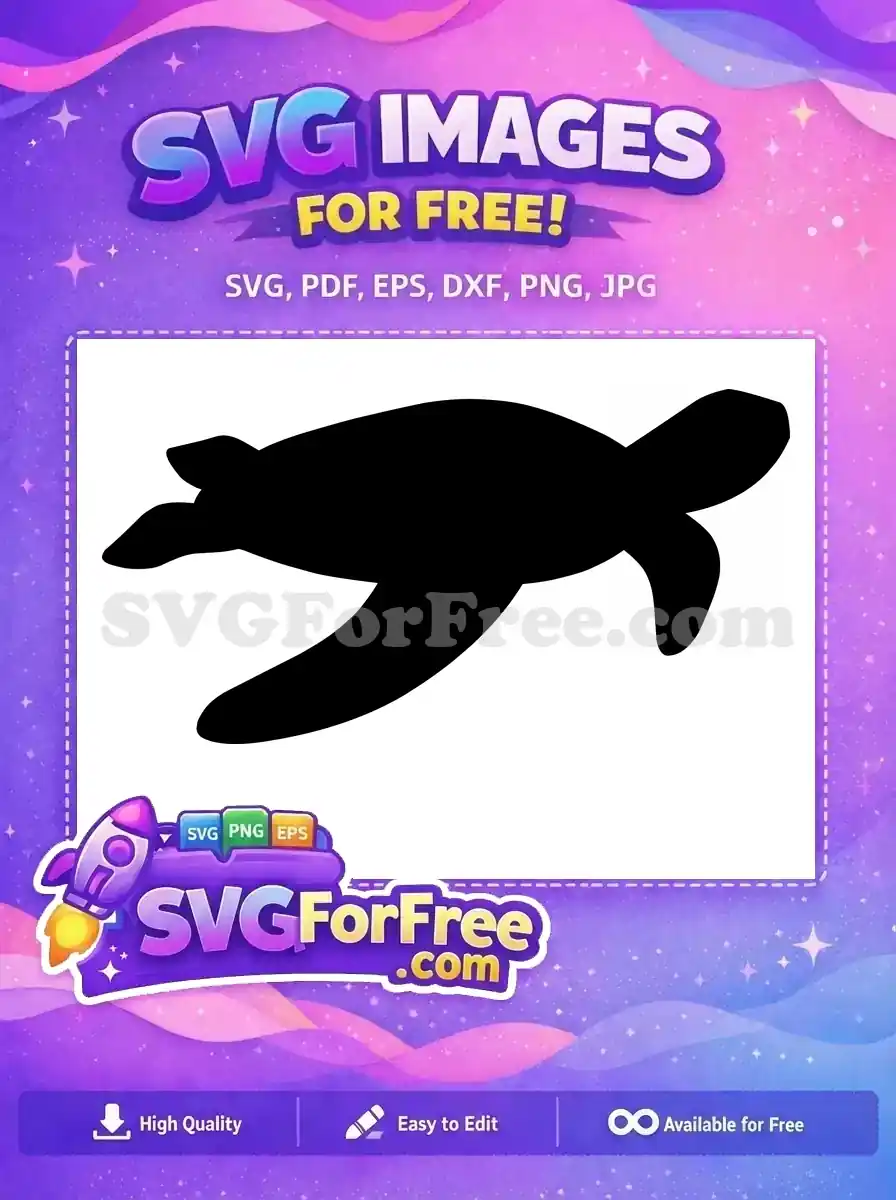 Free Black Turtle Head Free Silhouette Turkey Free SVG