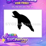 Free Swimming Silhouette Free Thanksgiving Turkey Free SVG - Instant Download