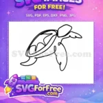 Free Detailed Turkey Free Detailed Turtle Thanksgiving Free SVG 2 - Instant Download