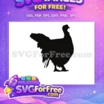 Free Turkey Silhouette Free Turtle Detail Cartoon Free SVG - Instant Download