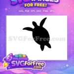 Free Turtle Silhouette Free Sea Animal Turkey Free SVG 10 - Instant Download