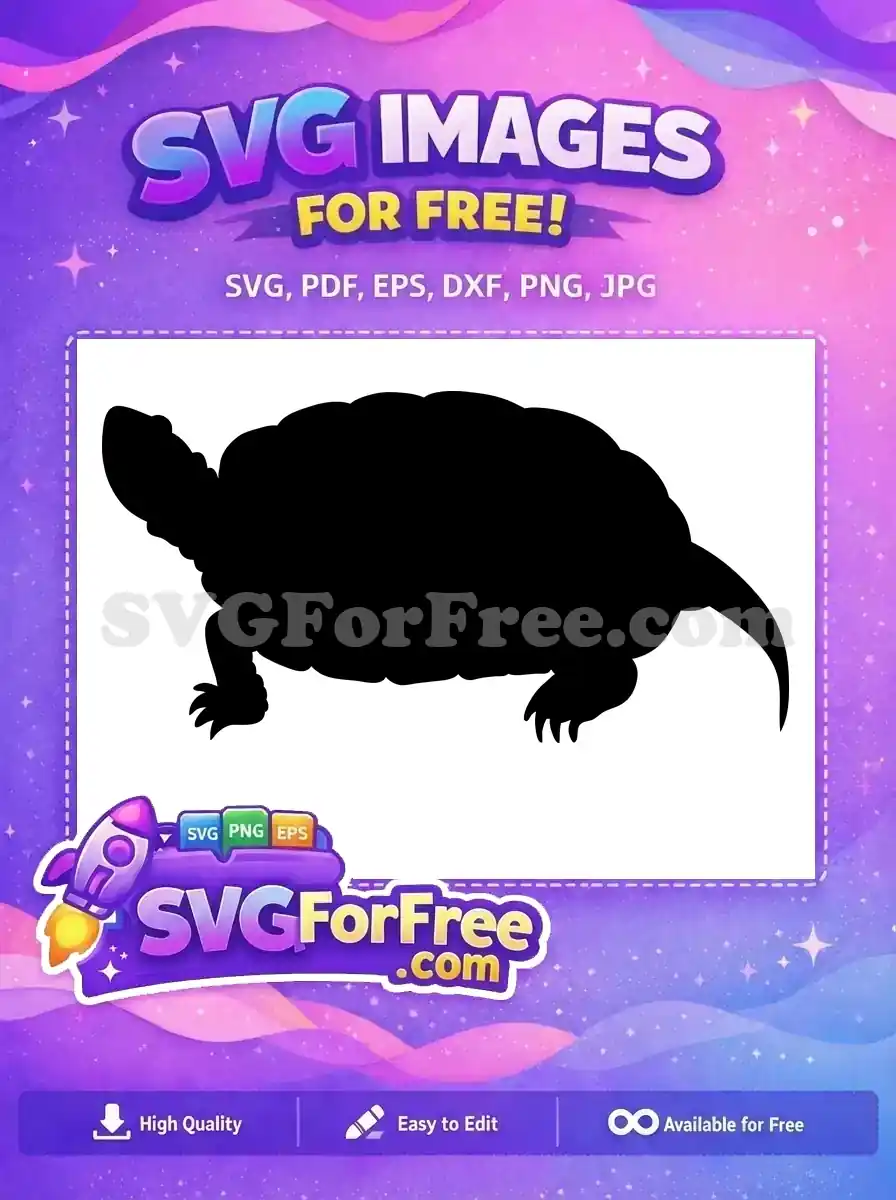 Free Turtle Silhouette Free Reptile Turkey and Turtle Free SVG