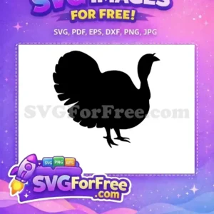 Free Black Silhouette Turkey Free Detailed Thanksgiving Free SVG Free Black Silhouette Turkey Free Detailed Thanksgiving Free SVG