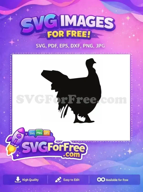 Free Turkey Silhouette Free Thanksgiving Turkey Silhouette Free SVG