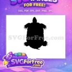 Free Snapping Turtle Silhouette Free Reptile Design Turtle Free SVG - Instant Download