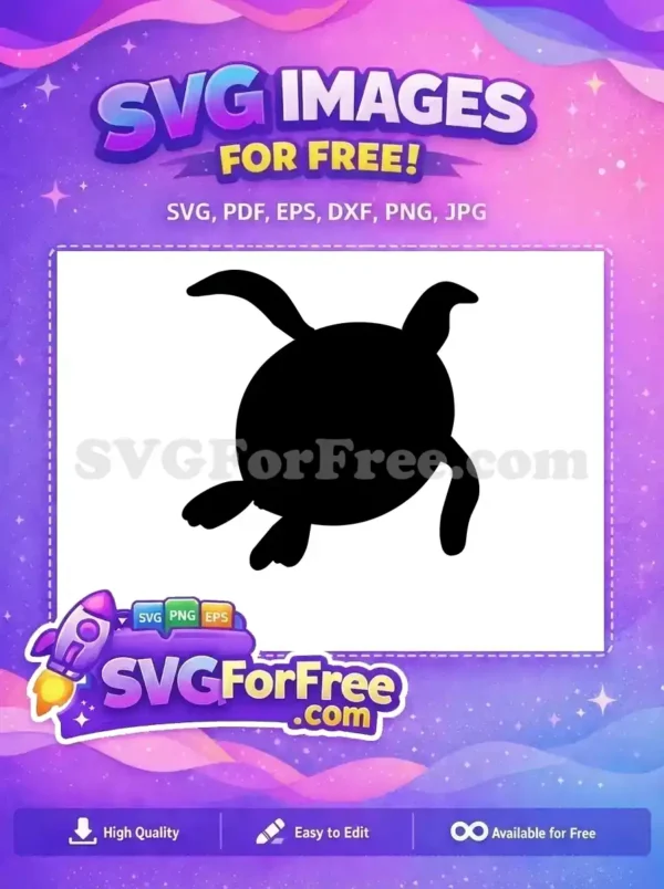 Free Turtle Silhouette Free Turkey Base Thanksgiving Free SVG 3