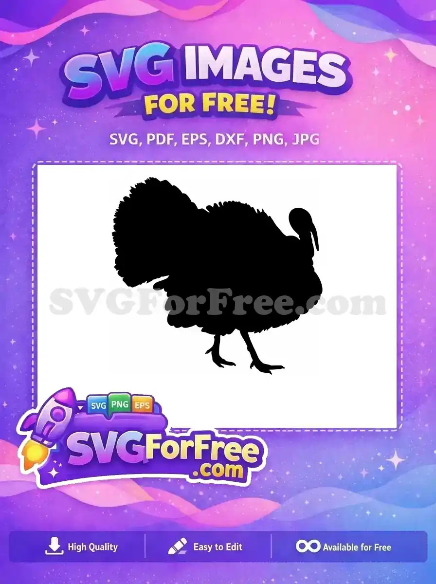 Free Thanksgiving Turkey Free Turtle Turkey and Turtle Free SVG 17